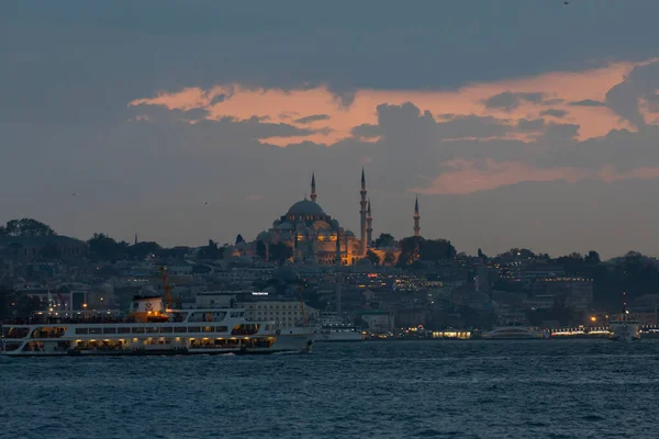 Suleymaniye Mosque View Istanbul — Stockfoto