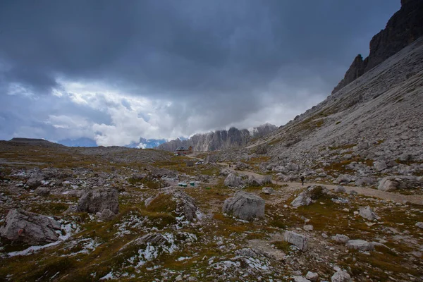 Famous Tre Cime Lavaredo Situated Veneto South Tyrol Northern Italy —  Fotos de Stock