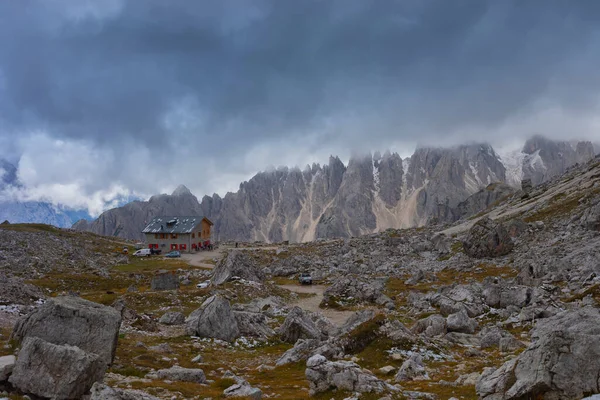 Beroemde Tre Cime Lavaredo Gelegen Tussen Veneto Zuid Tirol Noord — Stockfoto