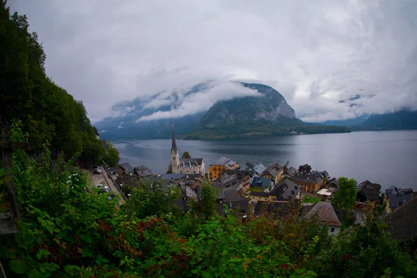 Malownicze Piękno Austria Hallstat Zdjęcie — Zdjęcie stockowe