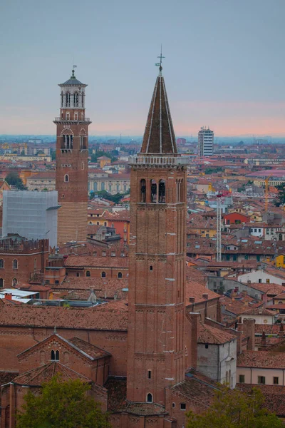 Ponte Pietra Ponte Pedra Século Monumento Romano Mais Antigo Verona — Fotografia de Stock