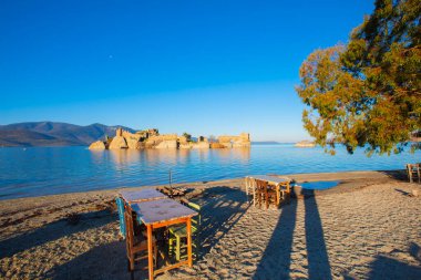 Bafa lake is a peaceful place, ringed by traditional villages such as Kapkr full of fisherman boats and ruins of Herakleia