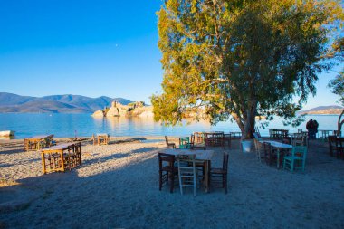 Bafa lake is a peaceful place, ringed by traditional villages such as Kapkr full of fisherman boats and ruins of Herakleia