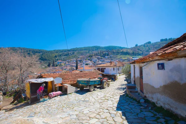 Het Sirince Village Straat View Sirince Village Een Populaire Toeristische — Stockfoto