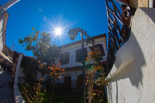 Ulica Sirince Village Widok Sirince Village Jest Popularnym Miejscem Turystycznym — Zdjęcie stockowe