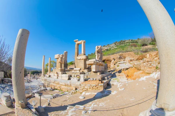 Ефес Був Стародавнім Грецьким Містом Західному Узбережжі Анатолії Іонічному Узбережжі — стокове фото