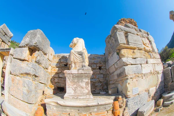Éfeso Era Una Antigua Ciudad Griega Costa Occidental Anatolia Costa — Foto de Stock
