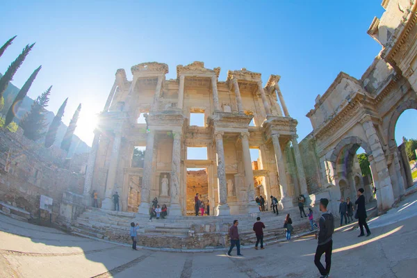 One Best Preserved Ancient Cities Ephesus Greek Established 9Th Century — Foto Stock