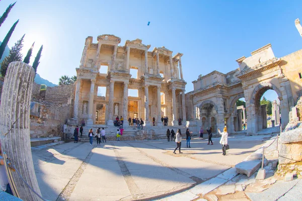 One Best Preserved Ancient Cities Ephesus Greek Established 9Th Century — Stockfoto