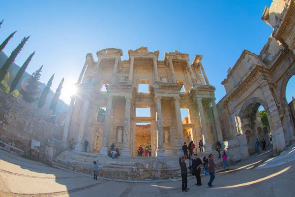 One Best Preserved Ancient Cities Ephesus Greek Established 9Th Century — Φωτογραφία Αρχείου