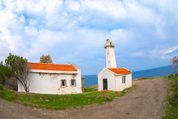Sarpincik Lighthouse Which Established 1938 Veteran Lighthouse Has Stopped Serving — Φωτογραφία Αρχείου
