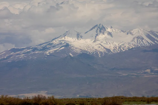 Mount Erciyes Der Mount Erciyes Ist Der Höchste Berg Der — Stockfoto