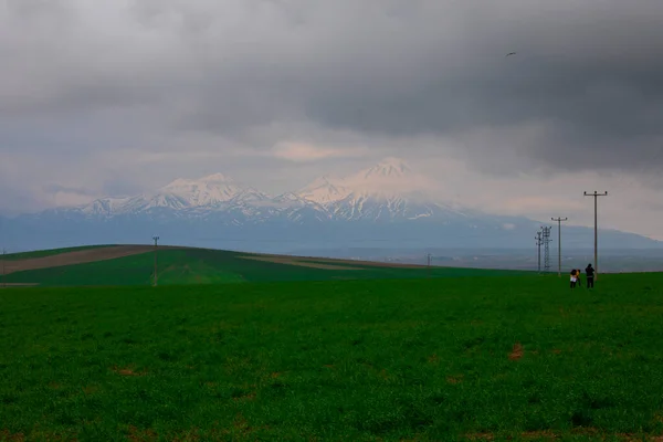 Hasanda Dağı Hasan Dağı Deniz Seviyesinden 3268 Metre Yüksekliğinde Bir — Stok fotoğraf