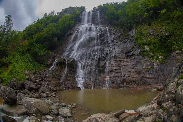 Mencuna Waterfall One Most Magnificent Waterfalls Eastern Black Sea Turkey — ストック写真