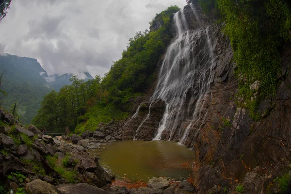 Mencuna Waterfall One Most Magnificent Waterfalls Eastern Black Sea Turkey — Photo