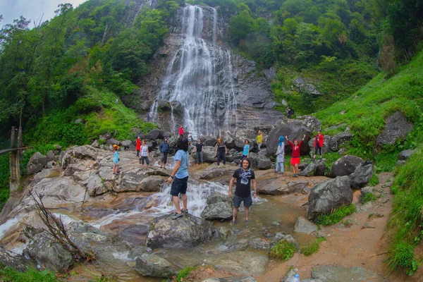 Mencuna Waterfall One Most Magnificent Waterfalls Eastern Black Sea Turkey — 图库照片