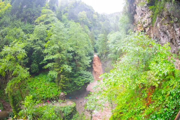 Top Secret Swimming Holes Palovit Waterfalls Rize City Turkey Wonderfull — 图库照片