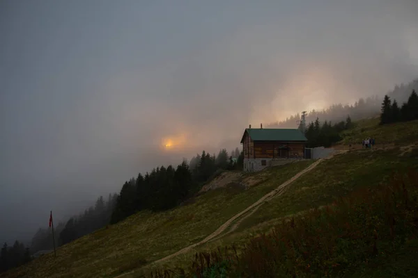 Покут Плато Rize Camlihemsin Покут Плато Черном Море Турции Ризе — стоковое фото