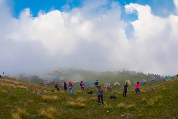 Sal Plateau Pokut Plateau View Together Camlihemsin District Rize Province — Stock Photo, Image