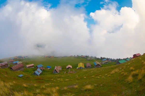 Sal Plateau Pokut Plateau Společně Pohlížejí Okrese Camlihemsin Provincii Rize — Stock fotografie