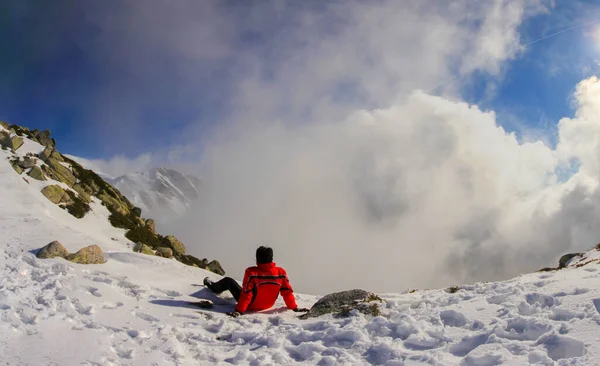 Uludag Mountain Climbing Panoramic Views People Skiing Uluda Uludag Turkey — Stock fotografie