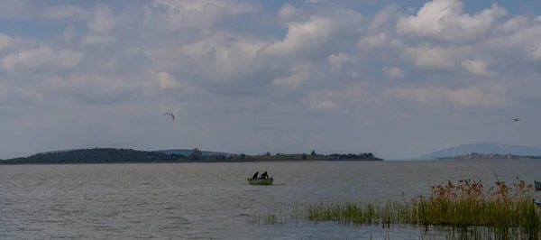 Bateau Pêche Dans Village Golyazi Turquie — Photo