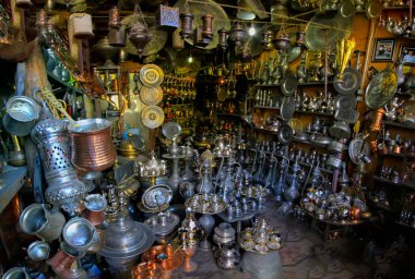 The ancient city of Gaziantep, its castles, old streets and shops of traditional business people