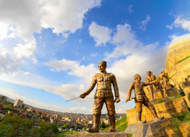 The ancient city of Gaziantep, its castles, old streets and shops of traditional business people