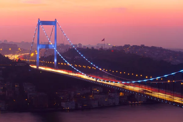 Panoramic View Otagtepe Bosphorus Sunset — Photo