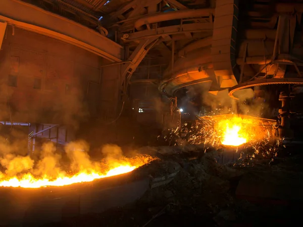 Karabuk Iron Steel Factory Iron Steel Factory Industrial — 스톡 사진