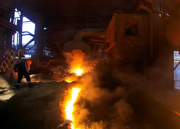 Karabuk Iron Steel Factory Iron Steel Factory Industrial — 스톡 사진