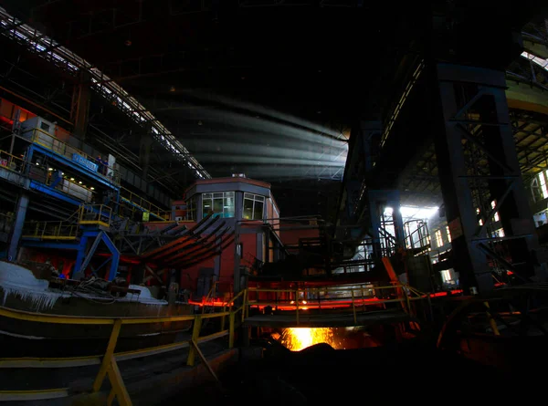 Karabuk Iron Steel Factory Iron Steel Factory Industrial — ストック写真
