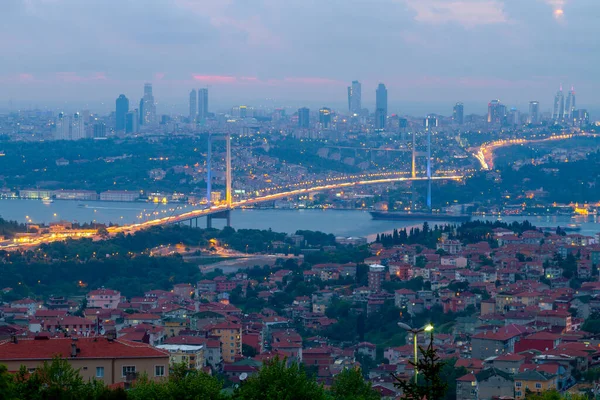 July Martyrs Bridge Bosphorus Bridge Fantastically Photographed — Photo