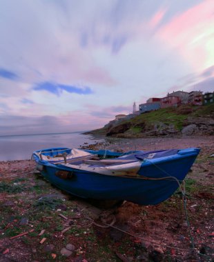 View of the Rumeli Lighthouse, built in 1830 and the surrounding neighborhood.