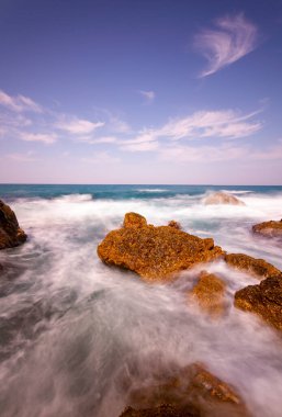 Sile is one of the fishing towns of Istanbul, there are many waves and rocky areas