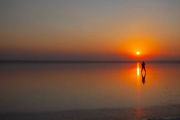盐湖是土耳其第二大湖泊 — 图库照片