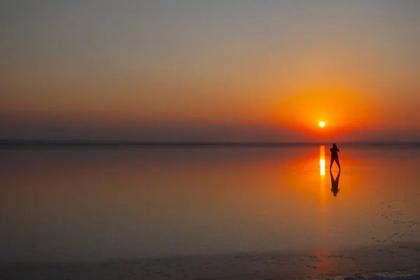 Lac Salt Est Deuxième Grand Lac Turquie — Photo