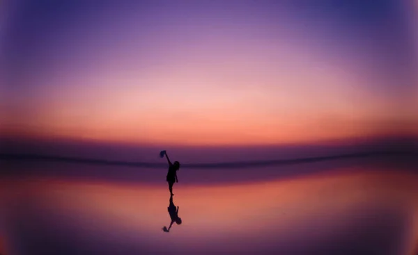 Der Salzsee Ist Der Zweitgrößte See Der Türkei — Stockfoto