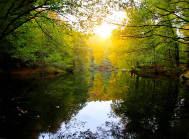 Yedigoller or Seven Lakes National Park in Turkey