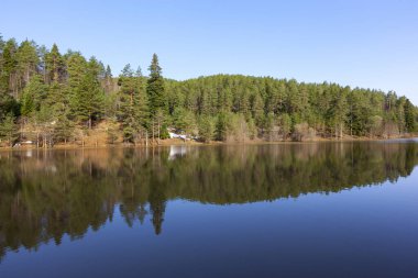 Panaromic landscape in Bozcaarmut lake