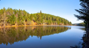 Panaromic landscape in Bozcaarmut lake