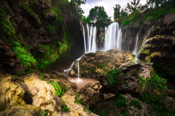 Wasserfall Blick Den Wald Erikli Wasserfall Yalova — Stockfoto