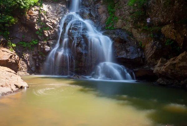 Ormanda şelale manzarası. Erikli şelalesi, Yalova.