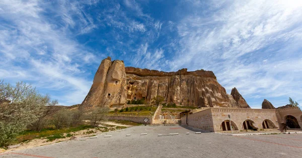 Cavusin Church Unesco World Heritage Spectacular Volcanic Rock Formation Devrent — Stockfoto