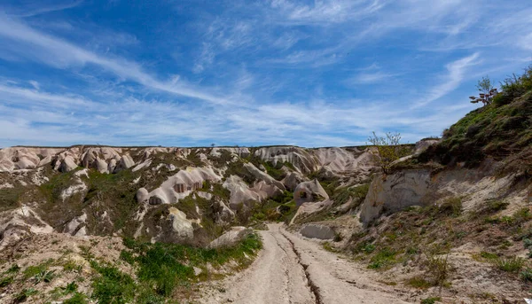 Pigeon Valley, one of the most beautiful valleys of Cappadocia, was shot panorama.