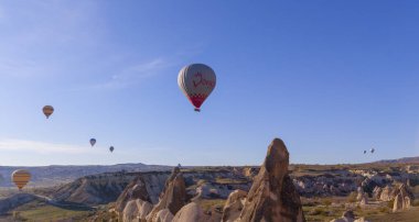 Cappadocia is the region that emerged when the soft layers formed by lava and ashes erupted by Erciyes, Hasanda and Gllda 60 million years ago were eroded by rain and wind over millions of years.