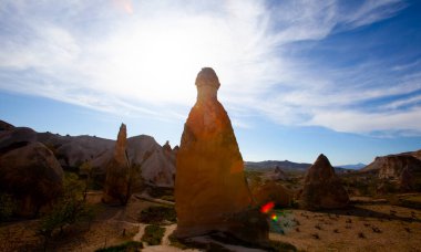 Cappadocia is the region that emerged when the soft layers formed by lava and ashes erupted by Erciyes, Hasanda and Gllda 60 million years ago were eroded by rain and wind over millions of years.
