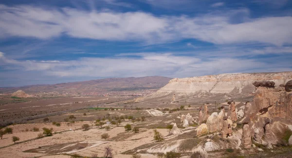 Cappadocia Region Emerged Soft Layers Formed Lava Ashes Erupted Erciyes — Stock Photo, Image