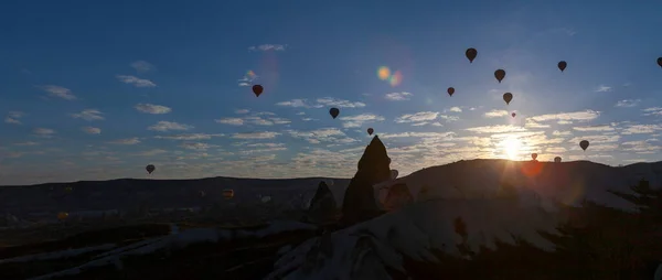 Cappadocia Region Emerged Soft Layers Formed Lava Ashes Erupted Erciyes — Stock Photo, Image