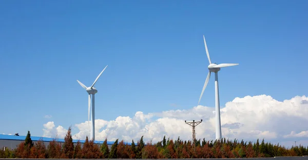 Windmills Electric Power Production — Stock Photo, Image